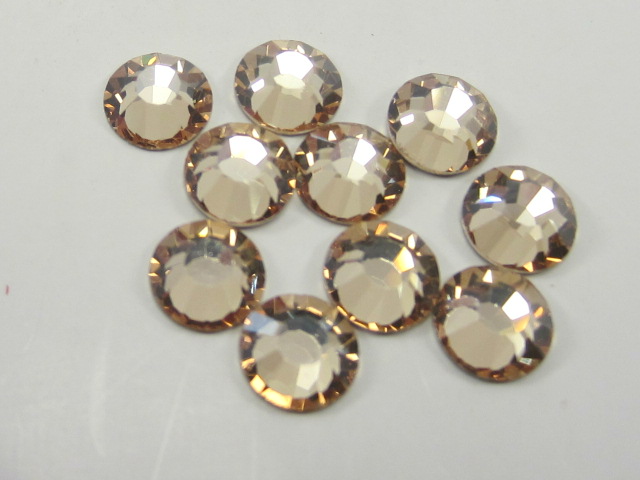 72 pcs. 20ss CRYSTAL HONEY (viva) FLATBACK PRECIOSA Rhinestones